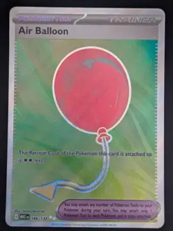 Air Balloon 166/132 Near Mint Mega Evolution Ultra Rare Holo Pokemon - Image 1
