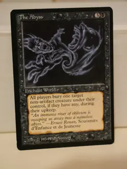 The Abyss - Legends (LEG) 1994 - MTG Magic the Gathering RARE - Image 1