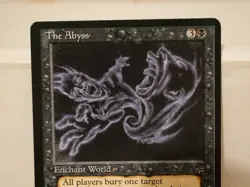 The Abyss - Legends (LEG) 1994 - MTG Magic the Gathering RARE - Image 2