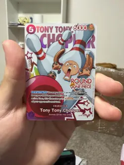 One Piece x Round 1 ENGLISH Promo Card - Tony Tony Chopper OP09-068 - Image 1