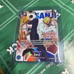 Sanji OP15-047 ENGLISH One Piece x Round 1 Promo Card - Image 1