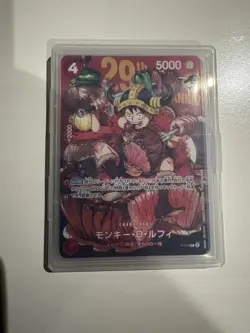 ONE PIECE Card Game Monkey D. Luffy P-159 29th Anniversary Promo Japanese 5x - Image 2