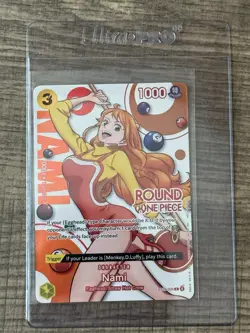 Nami One Piece x Round 1 USA English Promo Card ST29-008 Near Mint - Image 1