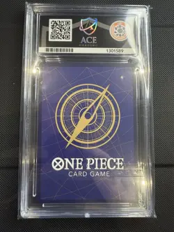 One Piece Monkey D. Luffy TR Card OP07-109 Ace 10 GEM MINT English Perfect Subs - Image 2