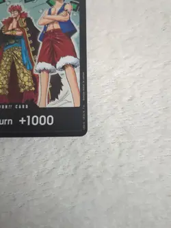 One Piece Card Game TCG - DON!! Luffy Law Kid (DP04/ OP07) English Alt Art Card - Image 5