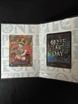One piece Day 2025 Promo Card Premium Collection Japanese Luffy P-110 TCG - Image 1