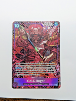 GOL D. ROGER One Piece OP13-064 - Alt Art English Carrying On His Will Card Foil - Image 3