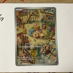 Pokemon TCG Bramblin 198/193 Illustration Rare Paldea Evolved NM - Image 1