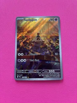 Sandygast Pokemon TCG SV Paldea Evolved Illustration Rare Card 214/193 - Image 1