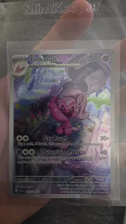 Pokemon TCG Tinkatuff Holo Illustration Rare Card Paldea Evolved 217/193 - Image 1