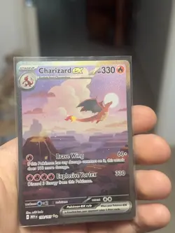 Pokemon Charizard ex Scarlet & Violet-151 199/165 Holo Special Illustration Rare - Image 1