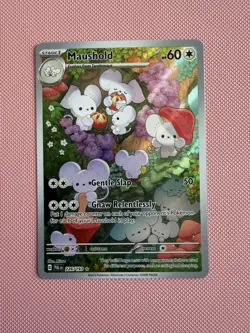 Pokemon TCG Maushold 226/193 Paldea Evolved Illustration Rare Holo - Image 1