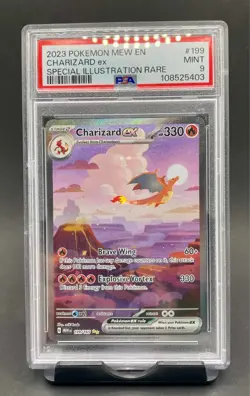 PSA 9 Charizard ex #199 Special Illustration Rare 2023 Pokemon S&V 151 MINT - Image 1