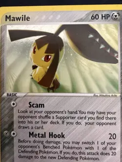 Pokemon Mawile Holo Rare 9/100 EX Sandstorm 2003 LP - Image 2