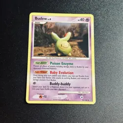 Budew 33/100 | DP Stormfront | 2008 Yuka Morii Vintage Pokemon TCG Card | LP - Image 1