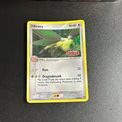 Vibrava Uncommon Power Keepers 40/108 Colorless Reverse Holo Pokemon Card - MP - Image 1