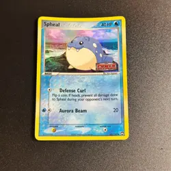 Spheal 65/108 EX Power Keepers Pokemon Card Reverse Holo Foil Rare LP - Image 1