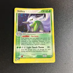 Pokemon TCG Shiftry 12/100 EX Sandstorm Rare Holo MP - Image 1