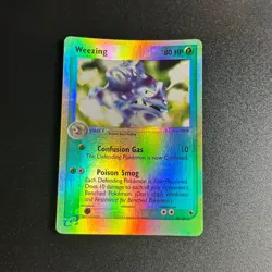 Weezing 24/109 Reverse Holo EX Ruby & Sapphire Pokemon English Card (LP) - Image 1