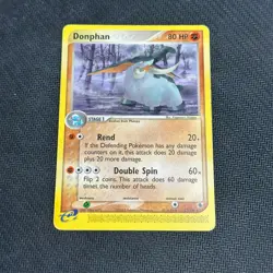 Pokemon Donphan 17/109 EX Ruby and Sapphire Rare Vintage Card - MP - Image 1