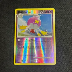 Pokemon Card Drifblim (24/130) Diamond and Pearl Rare Reverse Holo - MP - Image 1