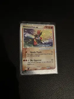 Pokemon Holo Hitmonchan EX Ruby & Sapphire Card 98/109 LP - Image 3