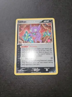 Pokemon TCG Sableye Crystal Guardians 10/100 Holo Rare Card 2006 LP+ - Image 1