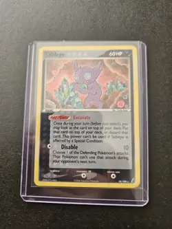Pokemon TCG Sableye Crystal Guardians 10/100 Holo Rare Card 2006 LP+ - Image 3