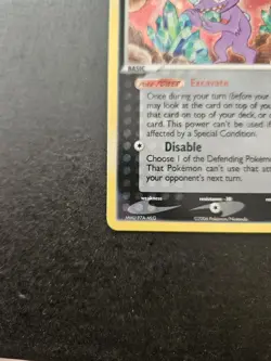 Pokemon TCG Sableye Crystal Guardians 10/100 Holo Rare Card 2006 LP+ - Image 4