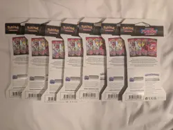 NEW Pokemon Sword and Shield Fusion Strike Sleeved Booster Pack Lot of 7 - Image 2