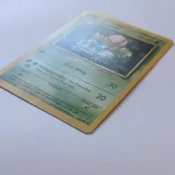 Ivysaur 30/102 Base Set 1999 English Uncommon Pokemon TCG Pokemon Card LP - Image 3