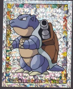 Blastoise S4 Merlin Series 1 Holographic Sticker Pokemon 1999 Merlin Topps - Image 1