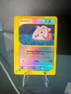Clefairy 101/165 Reverse Holo Expedition Pokemon Card LP - Image 1
