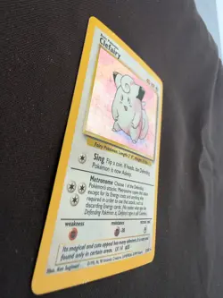 Clefairy 5/102 Holo Base Set Pokemon Card WOTC 1999 LP Vintage - Image 3
