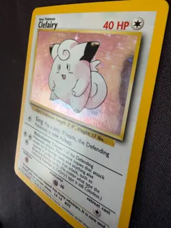 Clefairy 5/102 Holo Base Set Pokemon Card WOTC 1999 LP Vintage - Image 4