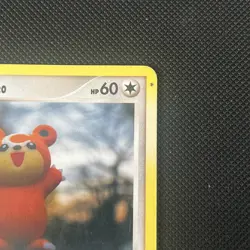 Pokemon TCG Teddiursa Card 2007 Mysterious Treasures 105/123 Non Holo LP - Image 3