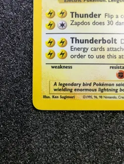 Pokemon - Zapdos Holo - 16/102 - Base Set - Rare Card - LP/NM - Image 5