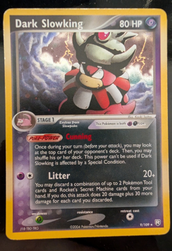 Dark Slowking 9/109 EX Team Rocket Returns Holo 2004 Pokemon Card - LP - Image 1