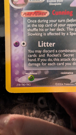 Dark Slowking 9/109 EX Team Rocket Returns Holo 2004 Pokemon Card - LP - Image 3