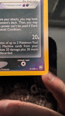 Dark Slowking 9/109 EX Team Rocket Returns Holo 2004 Pokemon Card - LP - Image 4