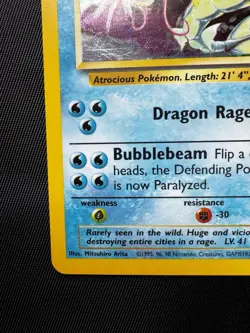 Gyarados 6/102 Base Set Holo 1999 Vintage Pokemon Card LP - Image 5