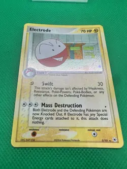Pokemon TCG Electrode Holo Card 5/101 Hidden Legends Series, LP/MP Condition - Image 3