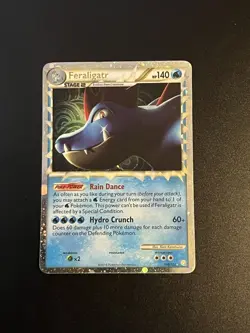 Feraligatr 108/123 (Prime) HeartGold & SoulSilver Holo Rare LP/MP - Pokemon TCG - Image 1