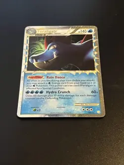 Feraligatr 108/123 (Prime) HeartGold & SoulSilver Holo Rare LP/MP - Pokemon TCG - Image 2