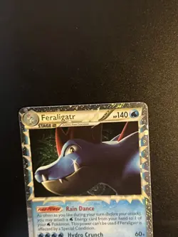 Feraligatr 108/123 (Prime) HeartGold & SoulSilver Holo Rare LP/MP - Pokemon TCG - Image 5