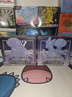 Pokemon Center Exclusive Chilling Reign Elite Trainer Box ETB (Set of 2) SEALED - Image 1