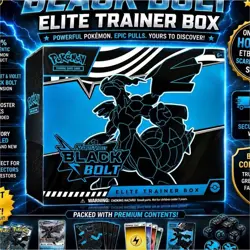 Pokemon TCG Scarlet & Violet Black Bolt Elite Trainer Box Promo - Image 1