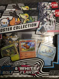 Pokemon TCG Black Bolt White Flare Unova Poster Collection Lot of 4 Sealed. - Image 5