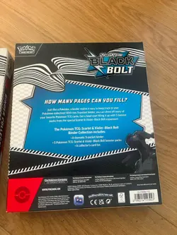 Pokemon TCG Scarlet & Violet White Flare & Black Bolt Binder collection - Image 4