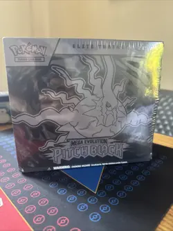 Pokemon Tcg Mega Evolution Pitch Black Elite Trainer Box New Factory Sealed - Image 1